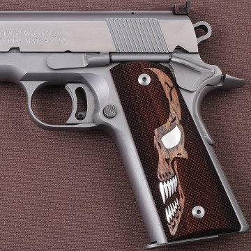 All 1911's Model Wooden (Turkish Walnut) Silver Logo Handgun Grip