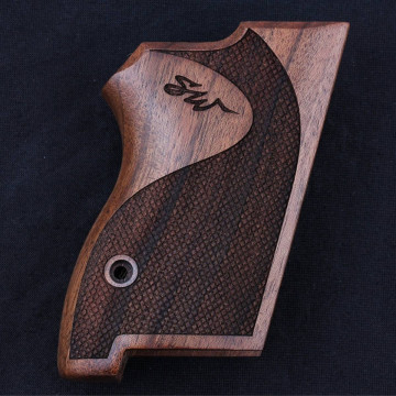 Smith Wesson CS45 Wooden (Turkish Walnut) Lazer Logo Handgun Grip