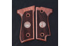 Beretta 92S Wooden (Rosewood) Silver Logo Handgun Grip