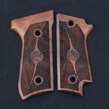 Beretta 92S Rare Wooden (Turkish Walnut) Lazer Logo Handgun Grip