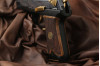 Ruger P85 - 89 Wooden (Turkish Walnut) Brass Logo Handgun Grip