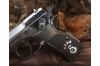 Sarsılmaz Kılınç 2000 Mega / B6 Hawk Wooden (Root Walnut) Silver Logo (Big) Handgun Grip