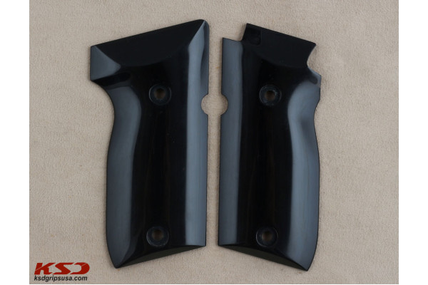 Poignée Acrylique Noire KSD Compatible CZ 75, 75B, 75BD, 85 KADET - Neuf