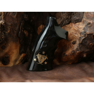 Smith Wesson .460 .500 X Frame Roundbutt Ksd Grips Black PMMA / Acrylic